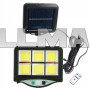 Ліхтар вуличний BK-128-6 COB Solar light підвісний з датчиком руху